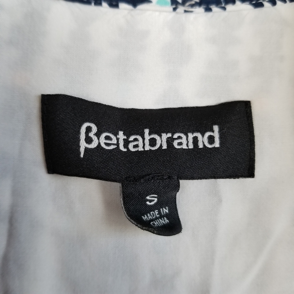 Betabrand Button Front Shirt Small - Picture 3 of 4
